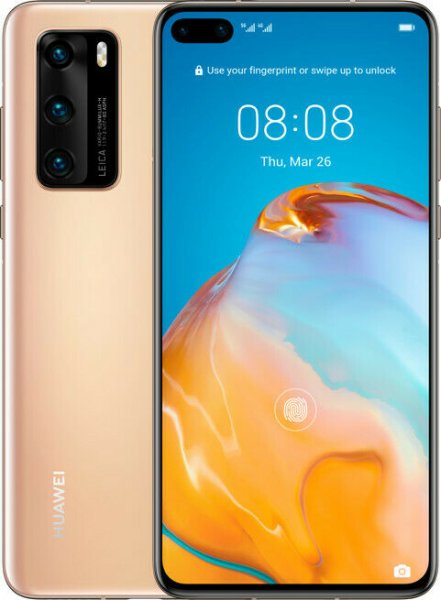 Huawei P40 5G - 128Go - (Or) - Telephone portable