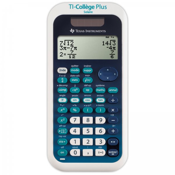 Texas Instruments TI College PLUS Solaire Calculatrices