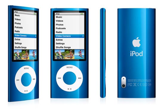 Apple iPod NANO (5.GEN.) Baladeur Numérique (MP3/MP4) (Bleu)