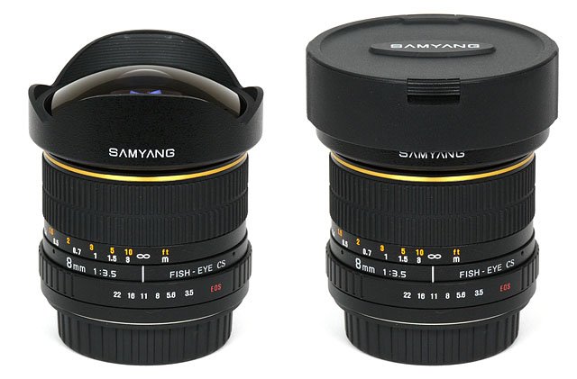 Samyang 8MM / F 3.5 Fisheye AE Objectifs