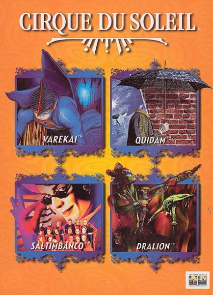 Le Cirque Du Soleil - Coffret - Quidam + Dralion + Saltimbanco + Varekai