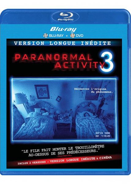 Paranormal Activity 3 - Version Longue Inédite - Blu-Ray