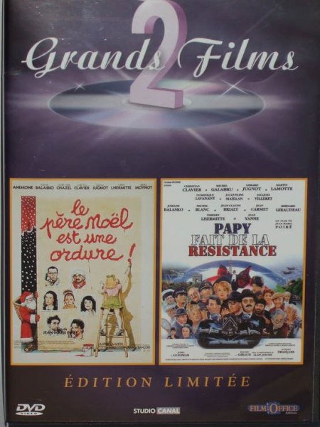 Le Pere Noel Est Une Ordure ; Papy Fait De La Resistance - 2 Dvd Dans Un Boitier