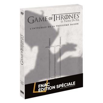 Le Trône De Fer, Game Of Thrones Coffret Intégral De La Saison 3 - Edition Spéciale Fnac Limitée Avec Sur-Étui Dragon