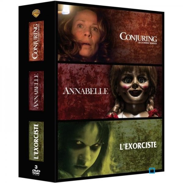 Conjuring : Les Dossiers Warren + Annabelle + L'exorciste - Pack