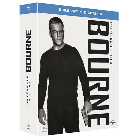 Jason Bourne - L'intÃ©grale : La MÃ©moire Dans La Peau + La Mort Dans La Peau + La Vengeance Dans La Peau + Jason Bourne : L'hÃ©ritage - Blu-Ray