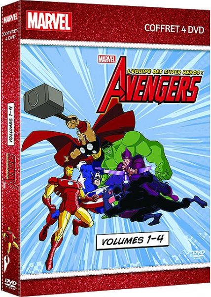 Avengers : L'équipe Des Super-Héros - Coffret 4 Dvd - Volumes 1-4