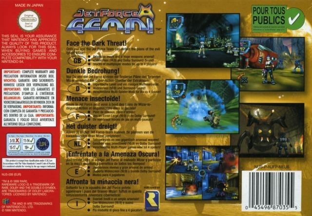 Jet Force Gemini - Nintendo 64
