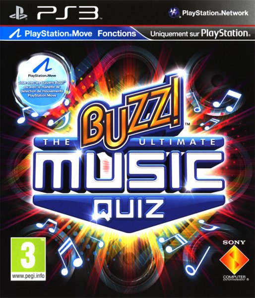 Buzz ! : The Ultimate Music Quiz - Playstation 3 (PS3)