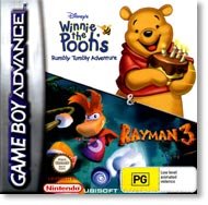 Pack Rayman 3 + Winnie the Pooh's Rumbly Tumbly Adventure - Game Boy Advance