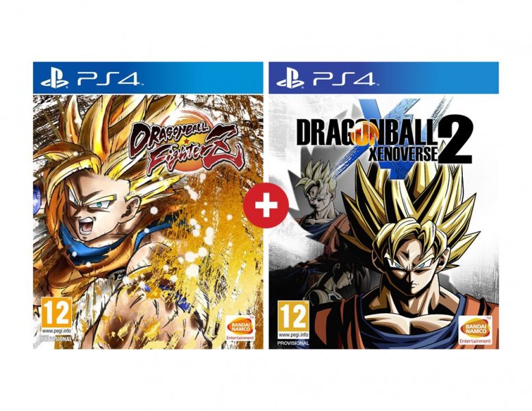 Dragon Ball FighterZ + Dragon Ball Xenoverse 2 - Playstation 4 (PS4)