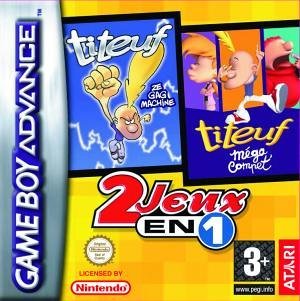 2 Jeux en Un: Titeuf Ze Gag Machine + Titeuf Mega Compet - Game Boy Advance