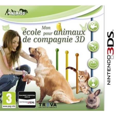 Mon Ecole Pour Animaux de Compagnie 3D - 3DS