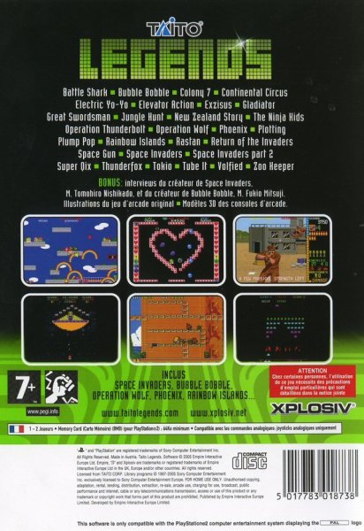 Taito Legends - Playstation 2 (PS2)