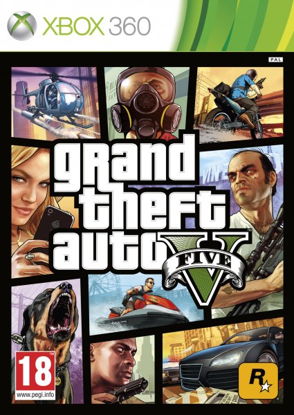 Grand Theft Auto V (GTA 5) - X Box 360