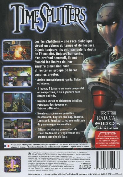 TimeSplitters - Playstation 2 (PS2)