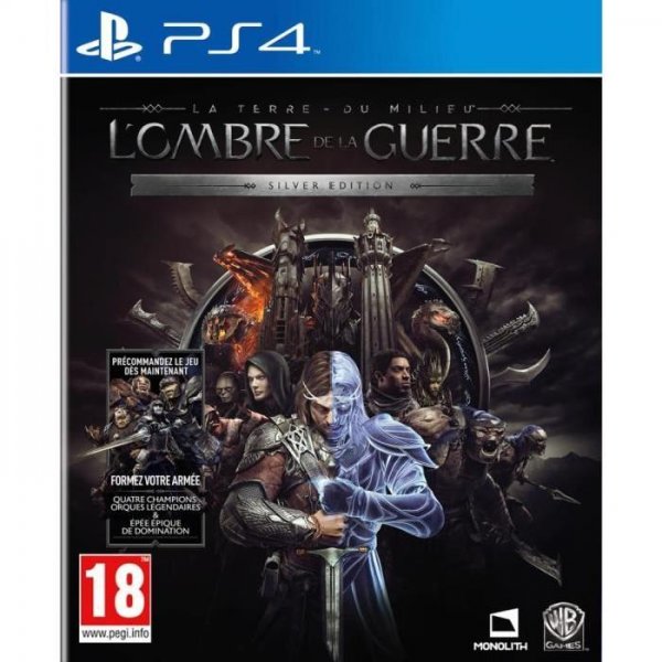 La Terre du Milieu : L'Ombre de la Guerre Silver Edition - Playstation 4 (PS4)