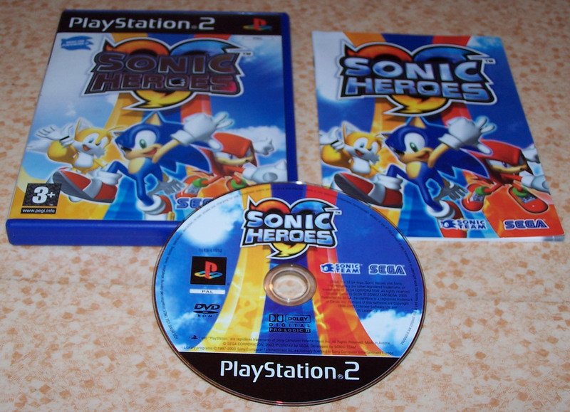 Sonic Heroes - Playstation 2 (PS2)