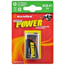 PILES 6LR 61 9V SUNDEX HIGH POWE