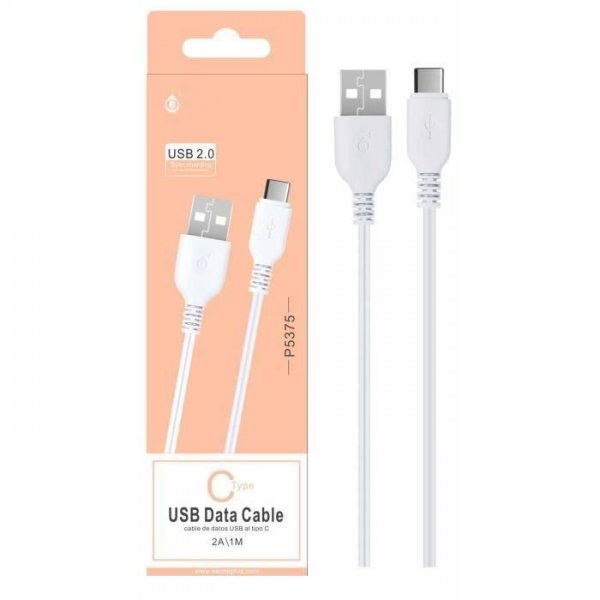 Câble USB Type-C - 1 Mètre (blanc) P5375