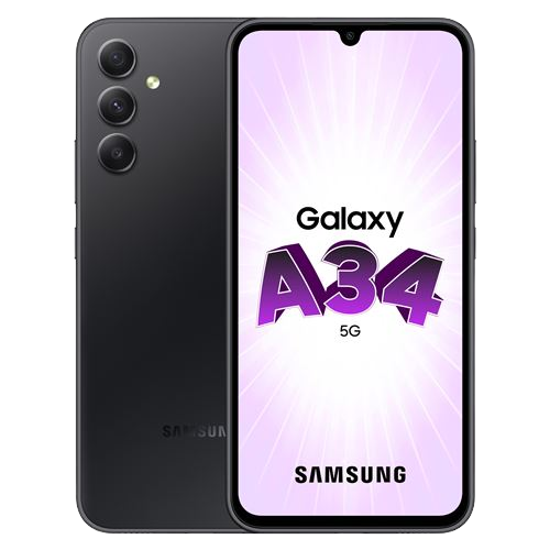 Samsung Galaxy A34 - 5G Nano SIM 128Go ( Noir )